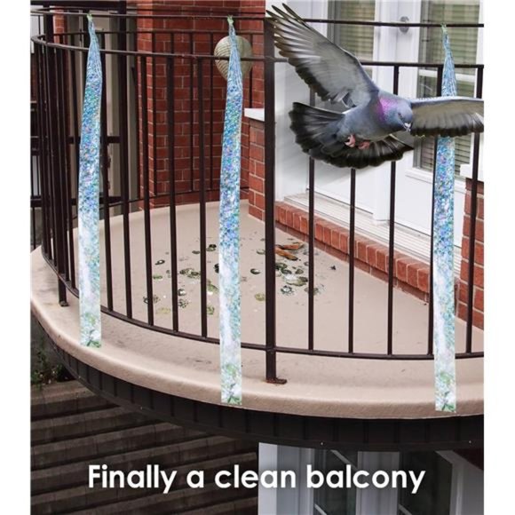 Premium Quality Bird Deterrent Reflective Scare Tape Ribbon 350 ft Long - Picture 5 of 6